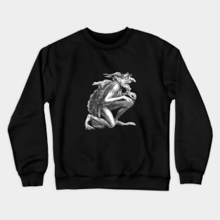 Eurynome: Superior Demon And Prince Of Death Vector Illustration Crewneck Sweatshirt